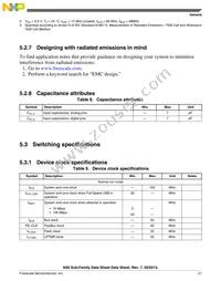 MK60DX256ZVMD10 Datasheet Page 21