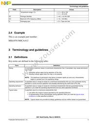 MK61FN1M0CAA12R Datasheet Page 5