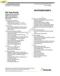 MK61FN1M0VMJ15 Datasheet Cover