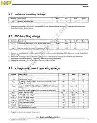 MK61FX512VMD12 Datasheet Page 9