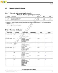 MK61FX512VMD12 Datasheet Page 23