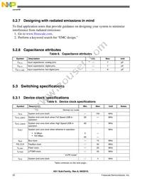 MK61FX512VMD15 Datasheet Page 20