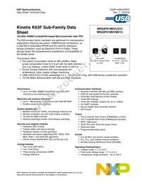 MK63FN1M0VLQ12R Datasheet Cover