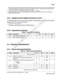 MK63FN1M0VLQ12R Datasheet Page 17