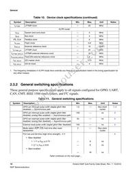 MK63FN1M0VLQ12R Datasheet Page 18