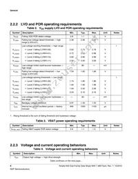 MK64FN1M0CAJ12R Datasheet Page 8