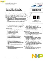MK65FN2M0CAC18R Datasheet Cover