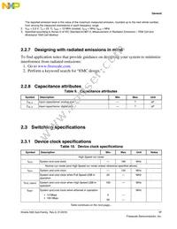 MK65FN2M0CAC18R Datasheet Page 17