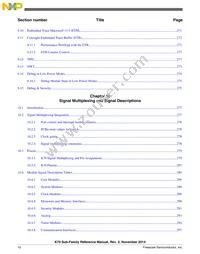 MK70FN1M0VMJ15 Datasheet Page 17