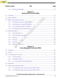 MK70FN1M0VMJ15 Datasheet Page 20