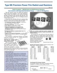 MK732-100M-1% Datasheet Cover