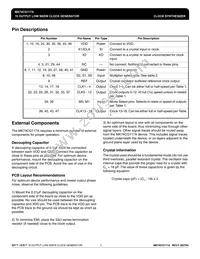 MK74CG117AF Datasheet Page 3