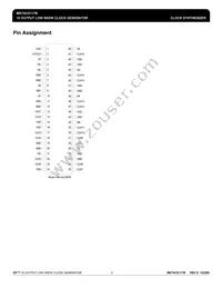 MK74CG117BFLFTR Datasheet Page 2