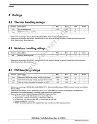 MKE06Z128VQH4 Datasheet Page 6