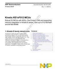 MKE14F512VLL16 Datasheet Cover