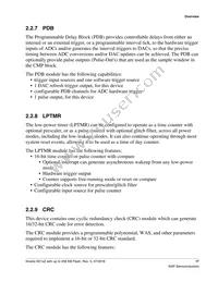 MKE14Z256VLL7 Datasheet Page 17