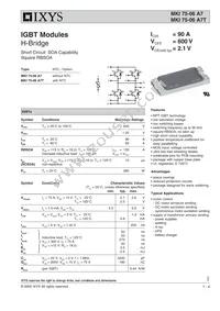 MKI75-06A7T Datasheet Cover