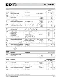 MKI80-06T6K Datasheet Page 2