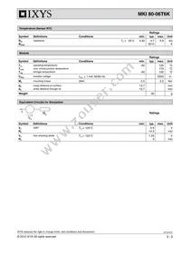 MKI80-06T6K Datasheet Page 3