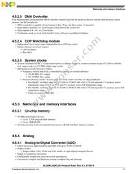 MKL02Z32VFK4R Datasheet Page 17