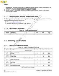 MKL14Z64VFT4R Datasheet Page 16