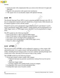 MKL27Z32VDA4 Datasheet Page 20