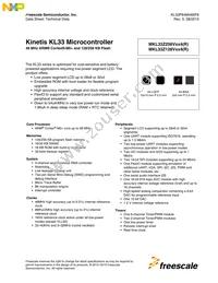 MKL33Z128VMP4 Datasheet Cover