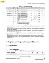 MKL33Z64VLK4 Datasheet Page 23