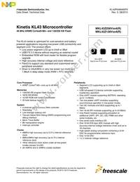 MKL43Z128VMP4 Datasheet Cover