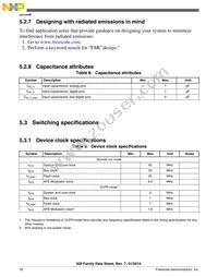 MKM33Z128CLL5 Datasheet Page 18