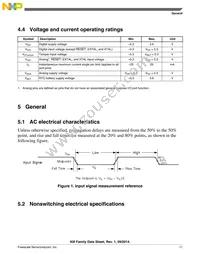 MKM33Z64ACLH5 Datasheet Page 11