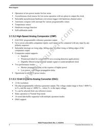 MKS20FN256VFT12 Datasheet Page 8