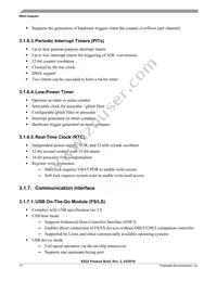 MKS20FN256VFT12 Datasheet Page 10