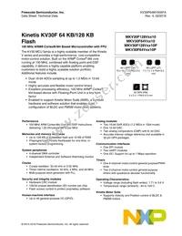 MKV30F128VLF10P Datasheet Cover