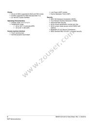 MKW31Z512VHT4R Datasheet Page 2