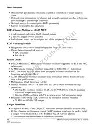 MKW31Z512VHT4R Datasheet Page 10