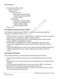 MKW31Z512VHT4R Datasheet Page 16