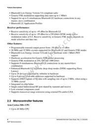 MKW36A512VFP4 Datasheet Page 8