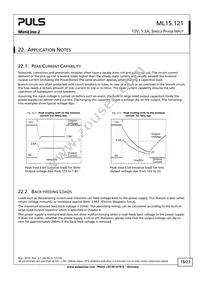 ML15.121 Datasheet Page 18