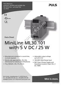 ML30.101 Datasheet Cover
