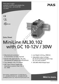 ML30.102 Datasheet Cover