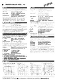 ML30.106 Datasheet Page 2