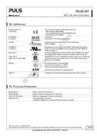 ML30.241 Datasheet Page 15