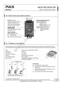 ML50.109 Datasheet Page 9