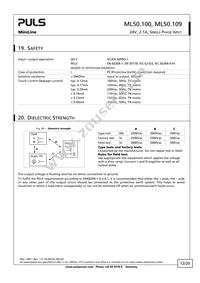 ML50.109 Datasheet Page 12