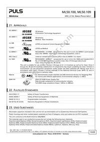 ML50.109 Datasheet Page 13