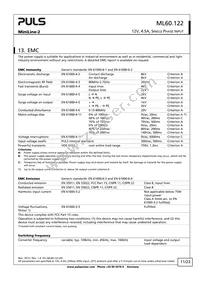 ML60.122 Datasheet Page 11