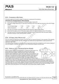 ML60.122 Datasheet Page 19
