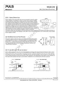 ML60.242 Datasheet Page 21