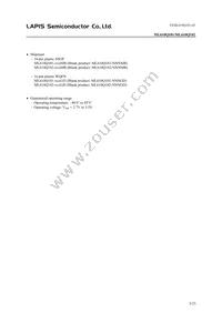 ML610Q101-NNNGDZ05BX Datasheet Page 3